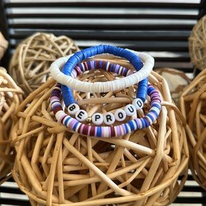 Word Stretch Bracelets